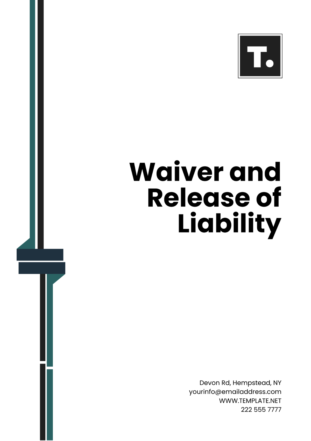 Waiver and Release of Liability Template