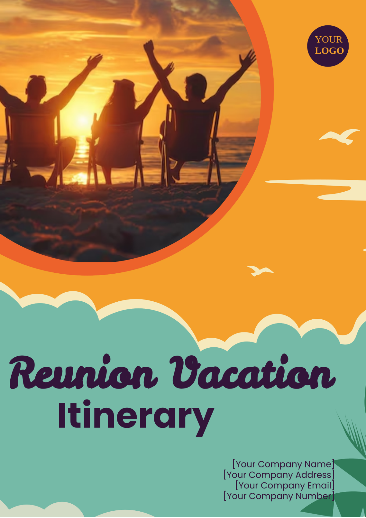 Reunion Vacation Itinerary Plan Template - Edit Online & Download