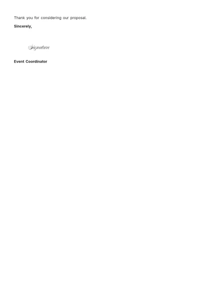 Free School Event Proposal Letter Outline Template to Edit Online