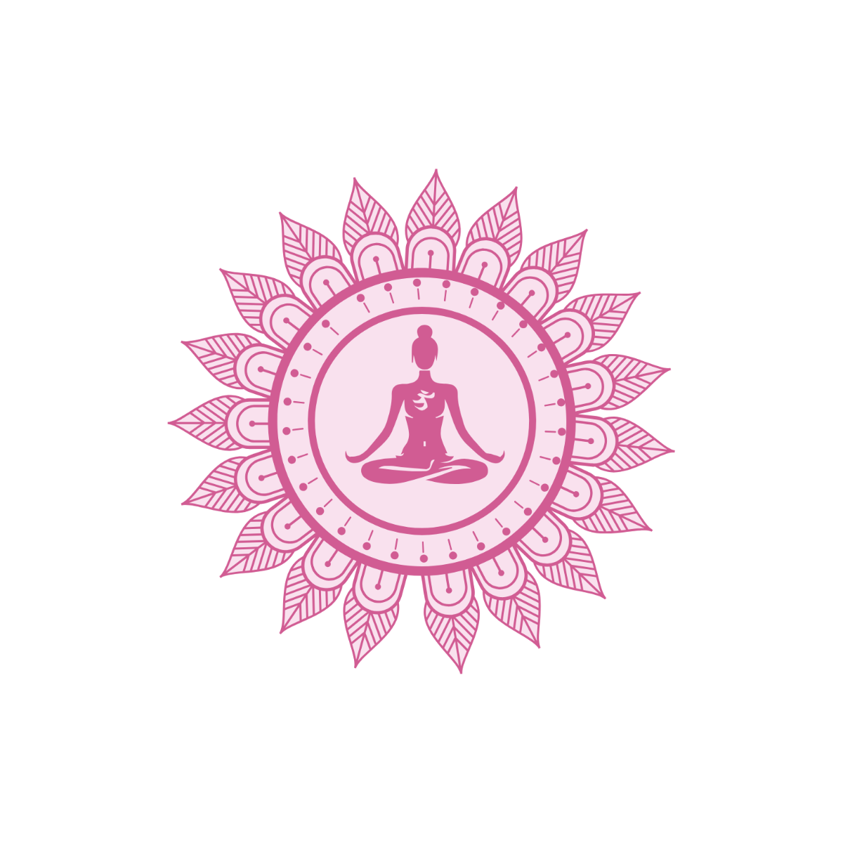 Yoga Mandala Clipart