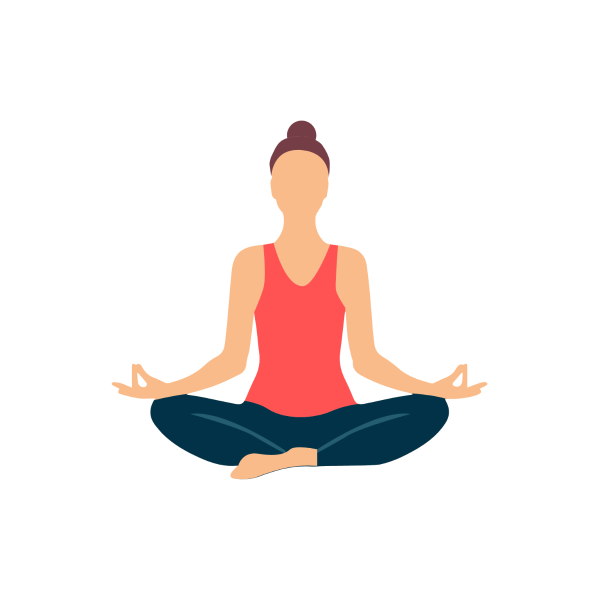 Modern Yoga Clipart