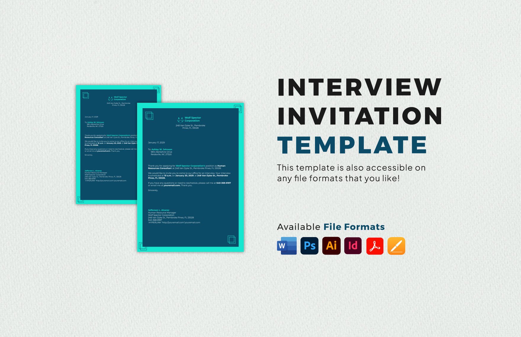 Interview Invitation Template
