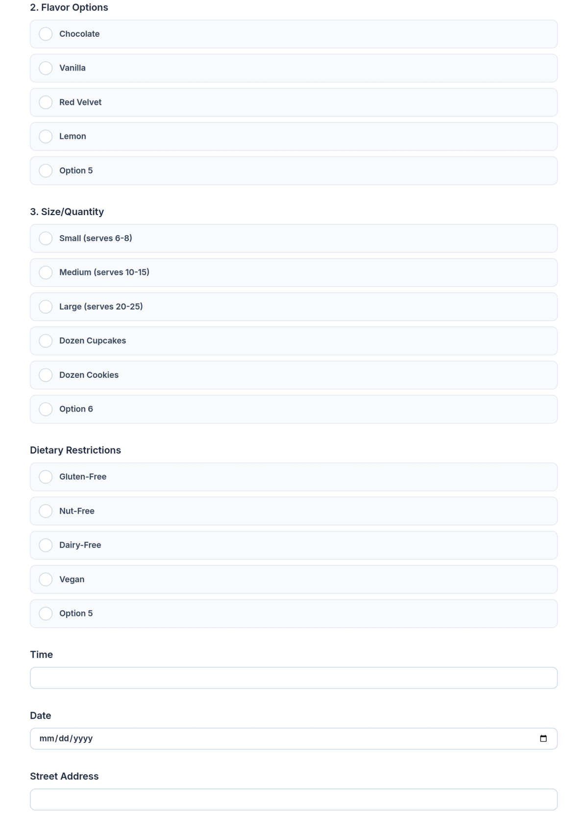 Free Bakery Order Form Template & AI Bakery Order Form Maker Free Bakery Order Form Template & AI Bakery Order Form Maker