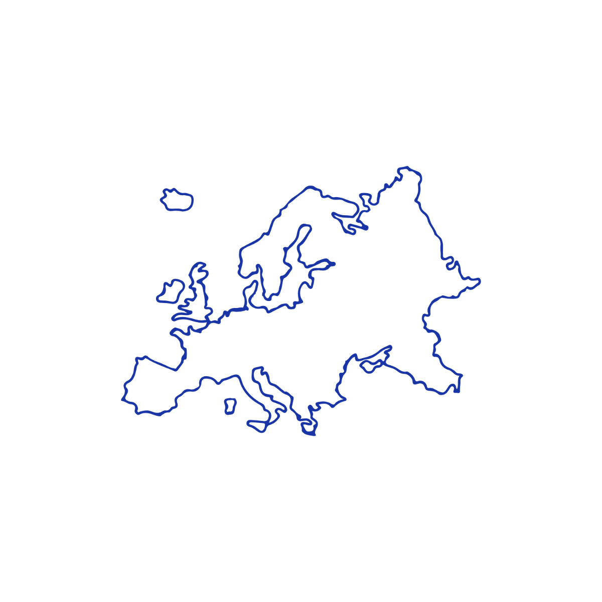 Europe Outline Clipart