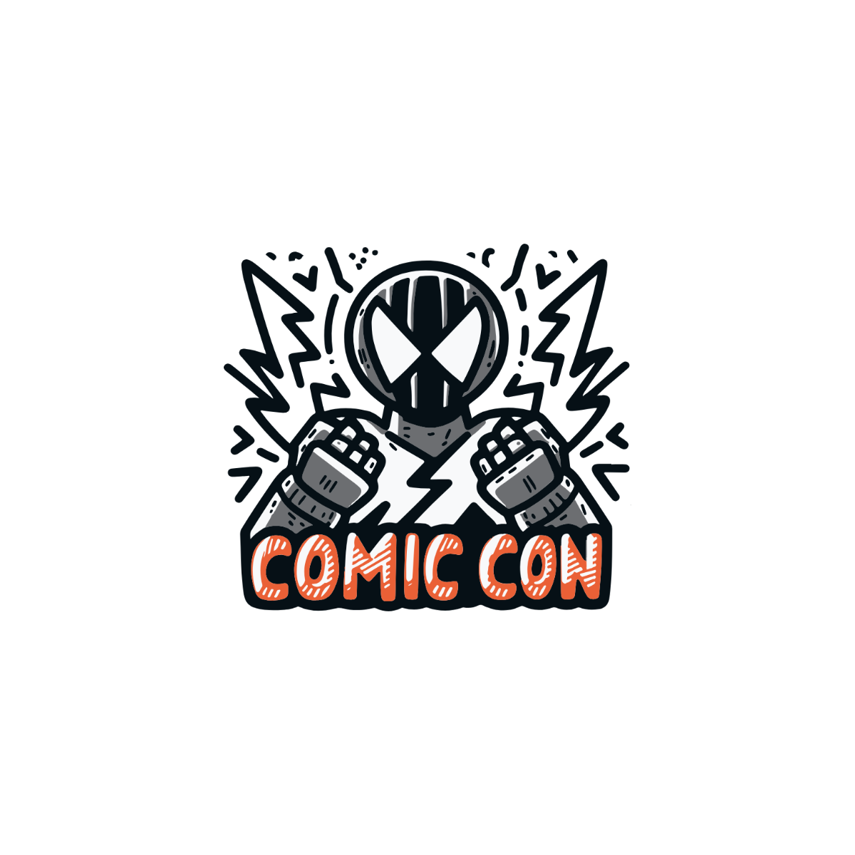 Hand-Drawn Comic Con Clipart - Edit Online & Download