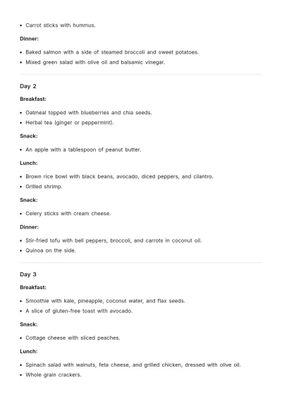 Free Thyroid Diet Layout Plan Template to Edit Online