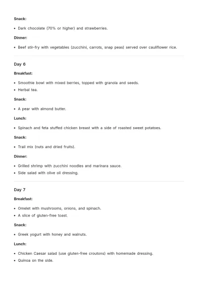 Free Thyroid Diet Layout Plan Template to Edit Online