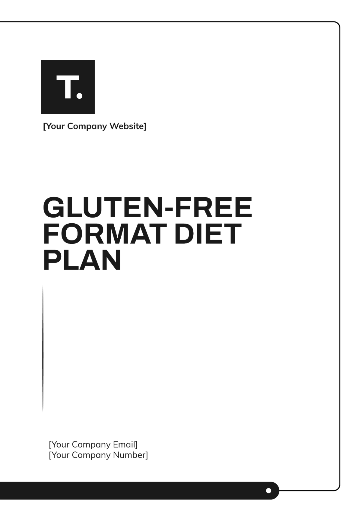 Gluten-Free Format Diet Plan Template