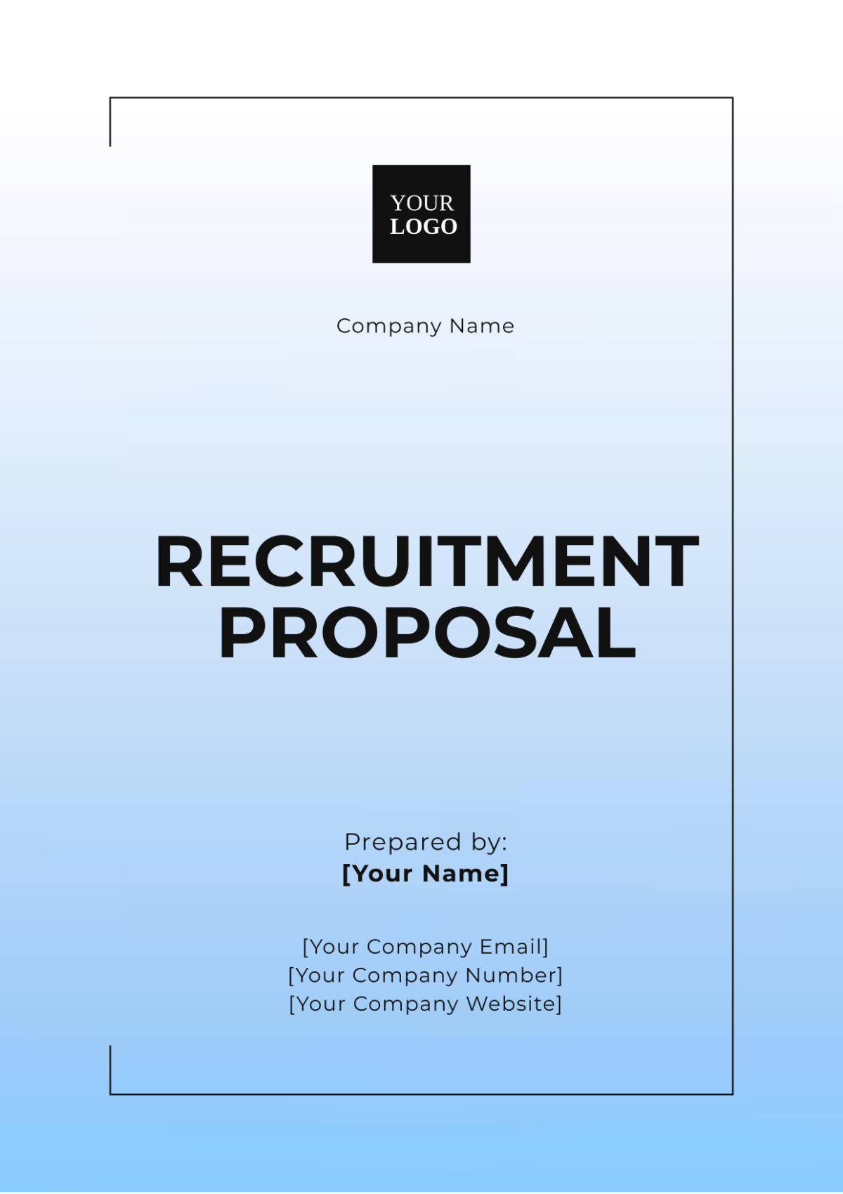 Recruitment Proposal Template - Edit Online & Download