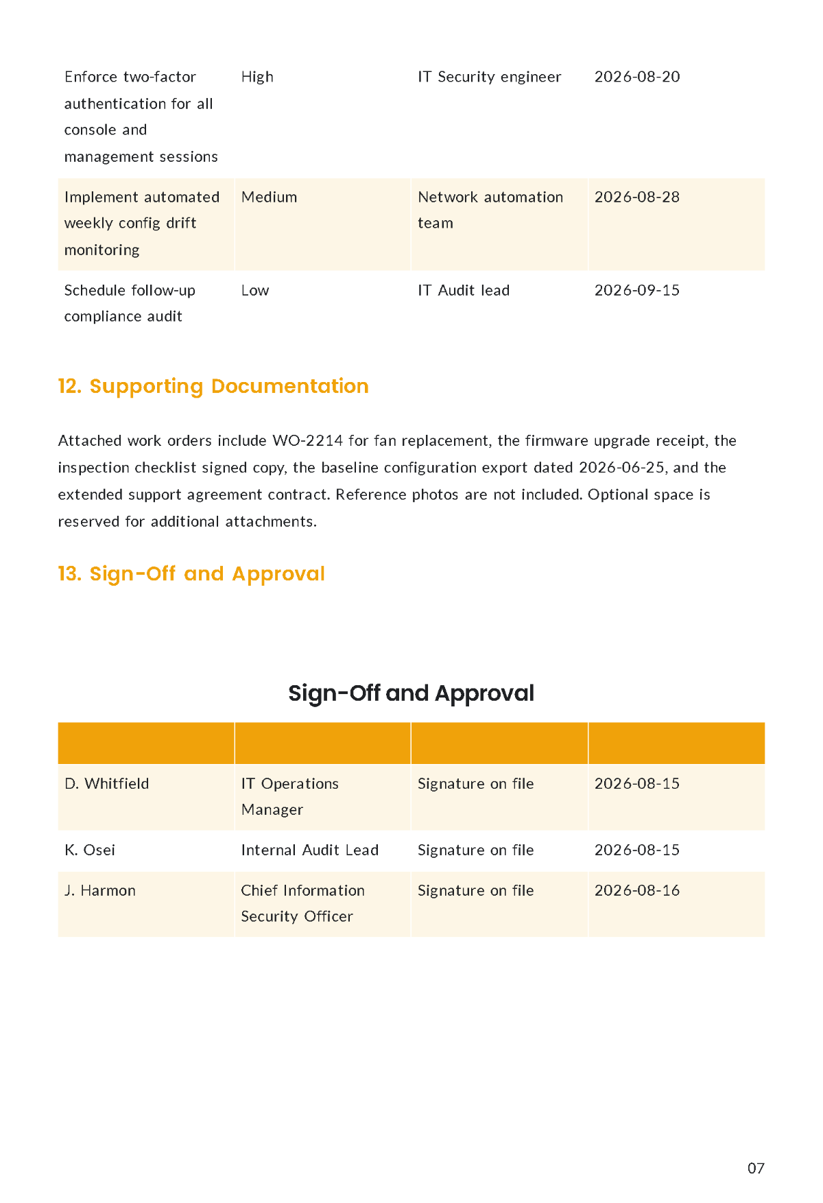 Free Equipment Report Template to Edit Online