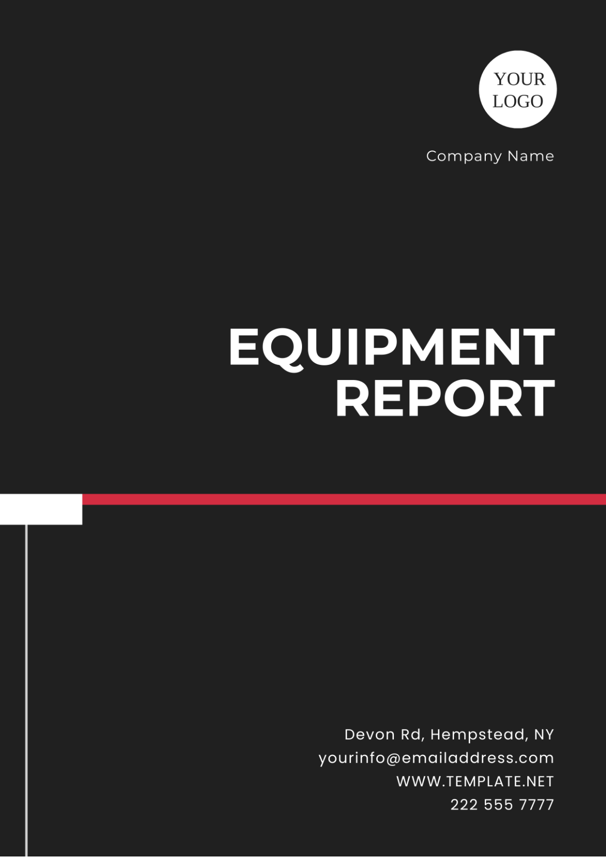 Equipment Report Template - Edit Online & Download