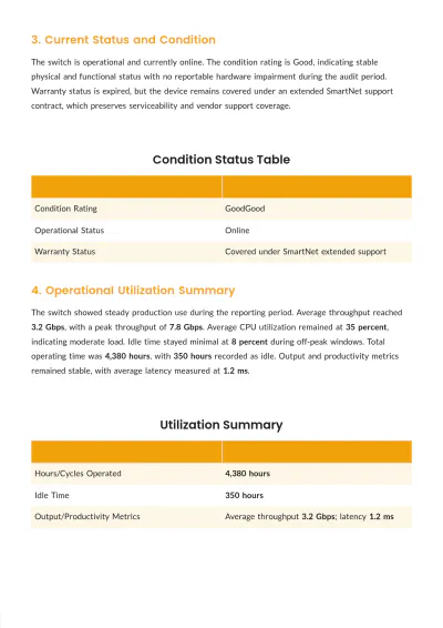 Free Equipment Report Template to Edit Online