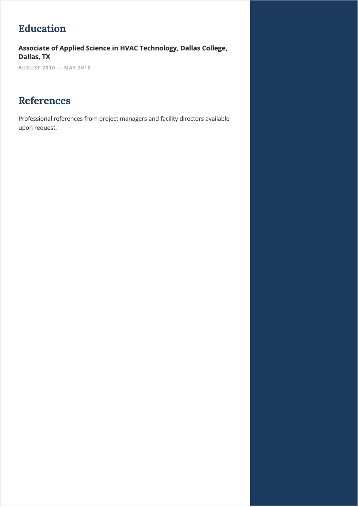 Free Skilled Worker ATS Resume Template, AI Resume Builder