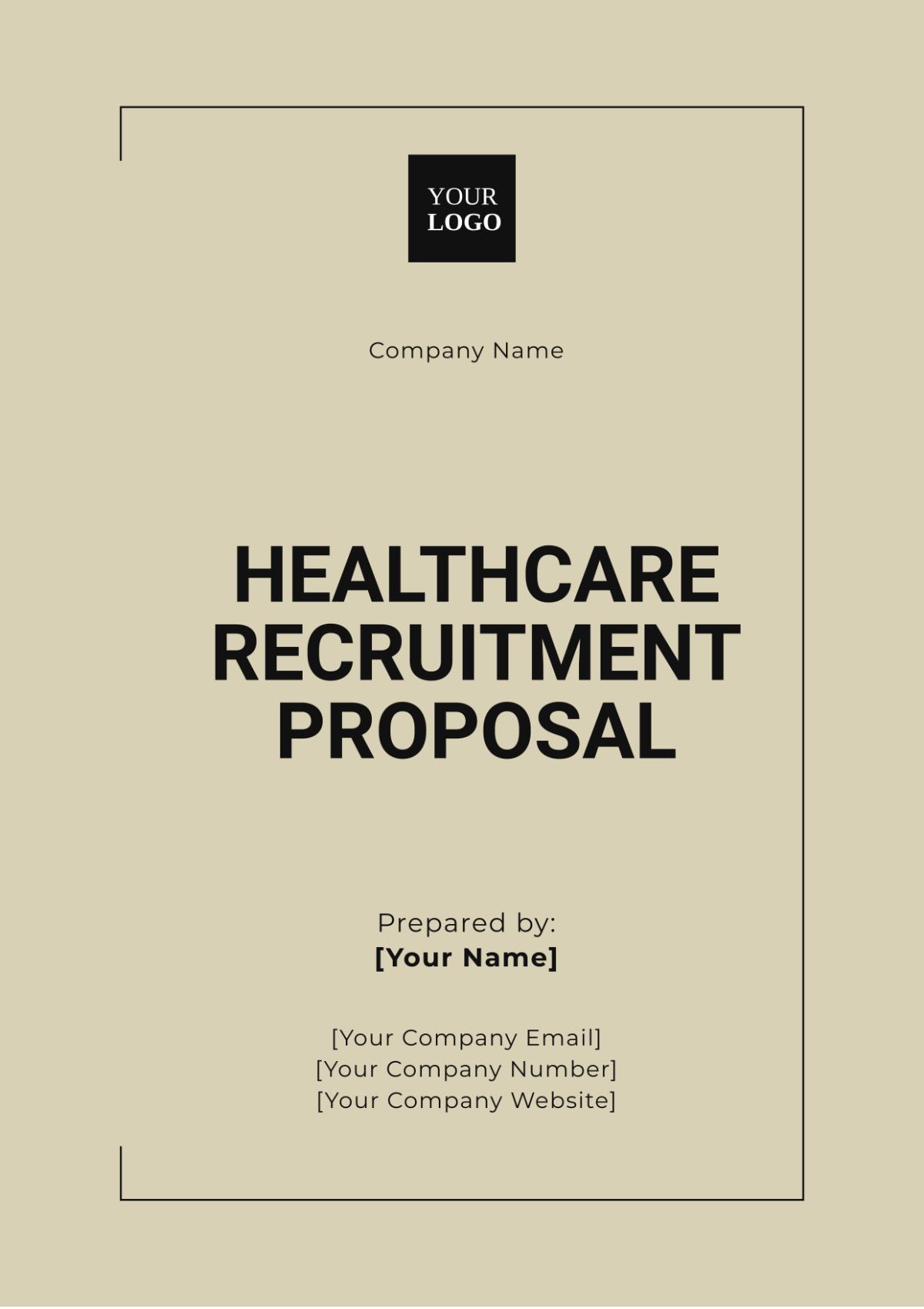 Healthcare Recruitment Proposal Template - Edit Online & Download