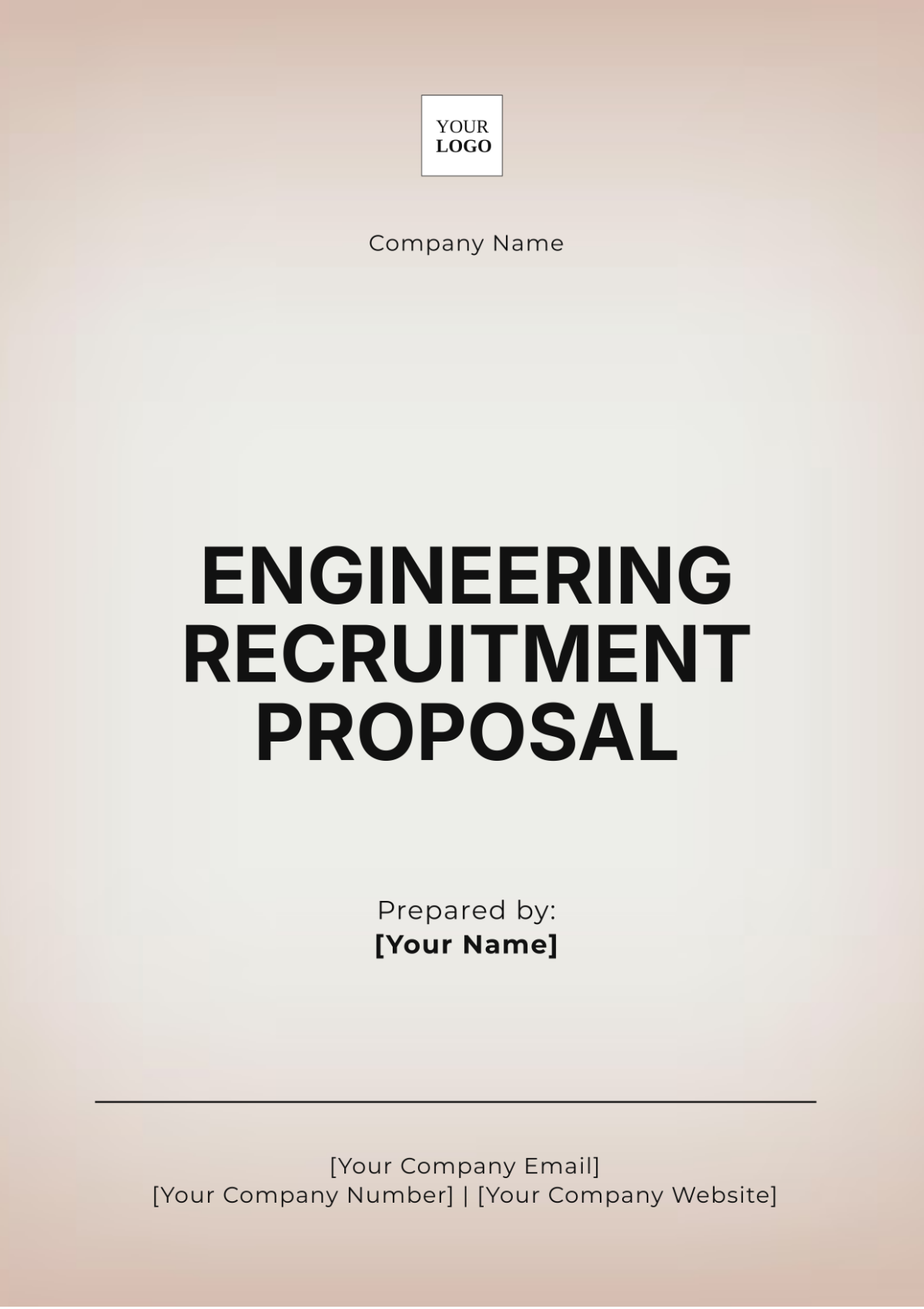 Engineering Recruitment Proposal Template