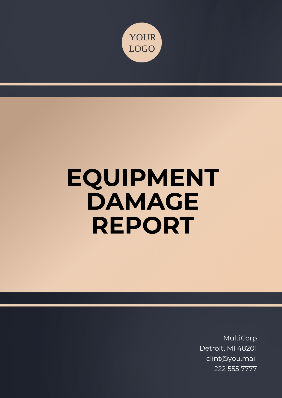 Equipment Damage Report Template - Edit Online & Download