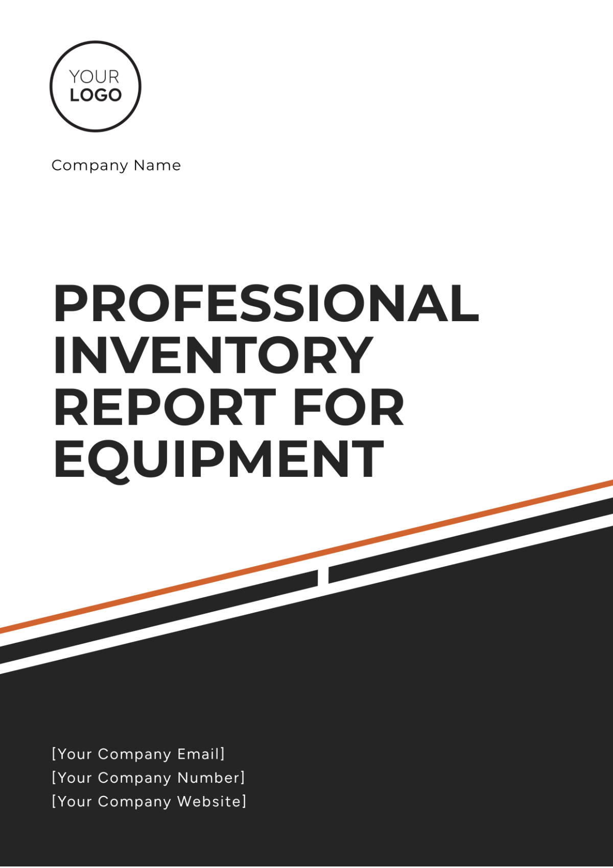 Professional Inventory Report for Equipment Template - Edit Online & Download