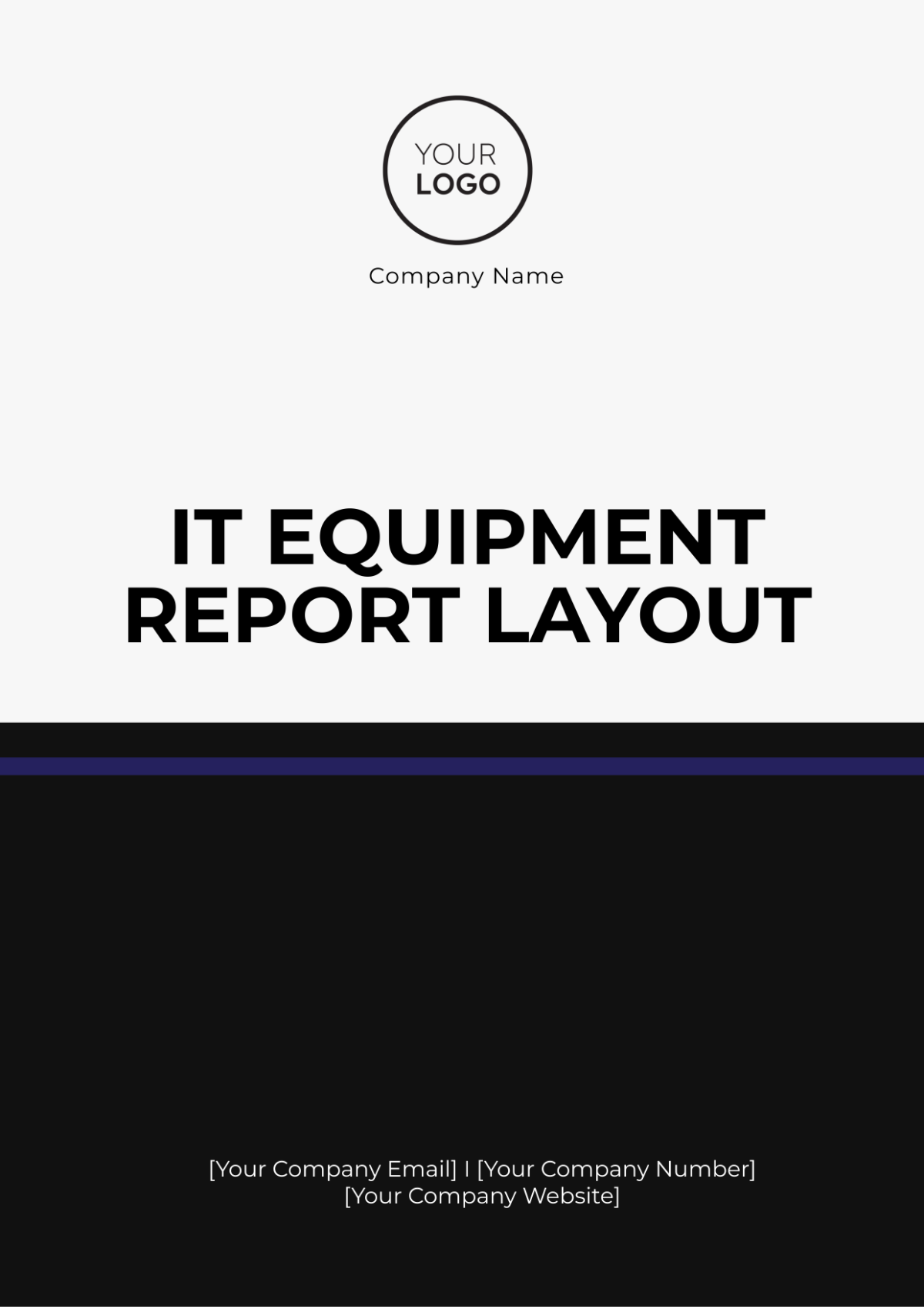 IT Equipment Report Layout Template - Edit Online & Download