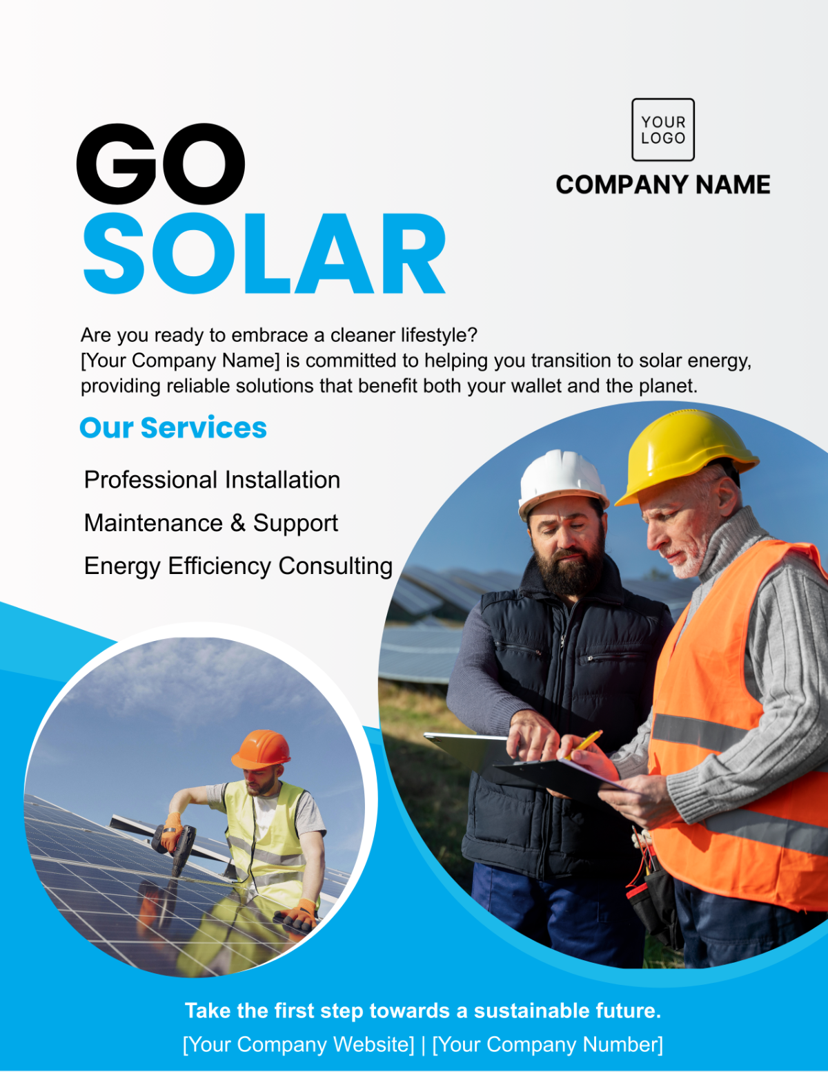 Solar Energy Flyer Template - Edit Online & Download