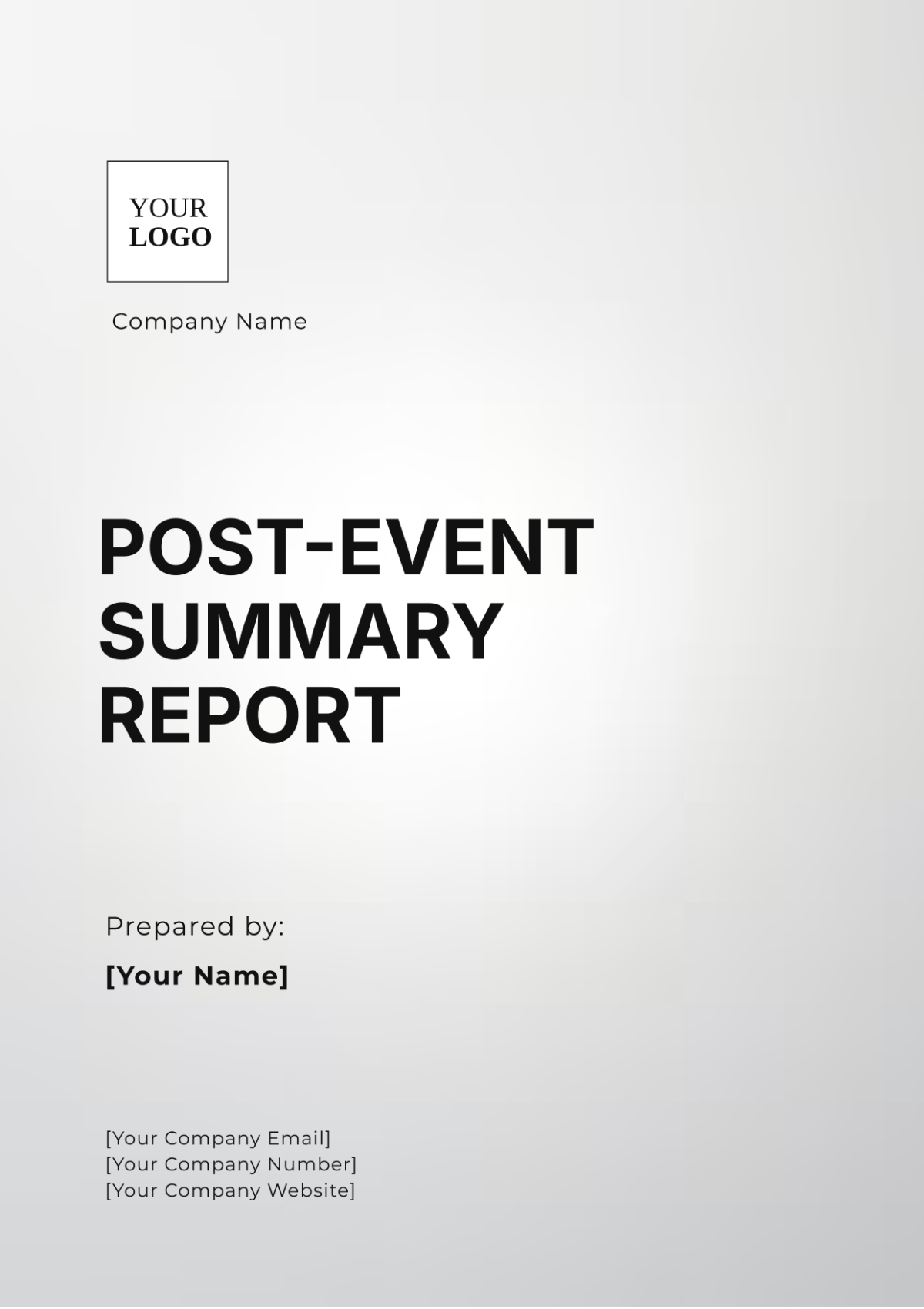 Free Event Report Templates To Edit Online And Print