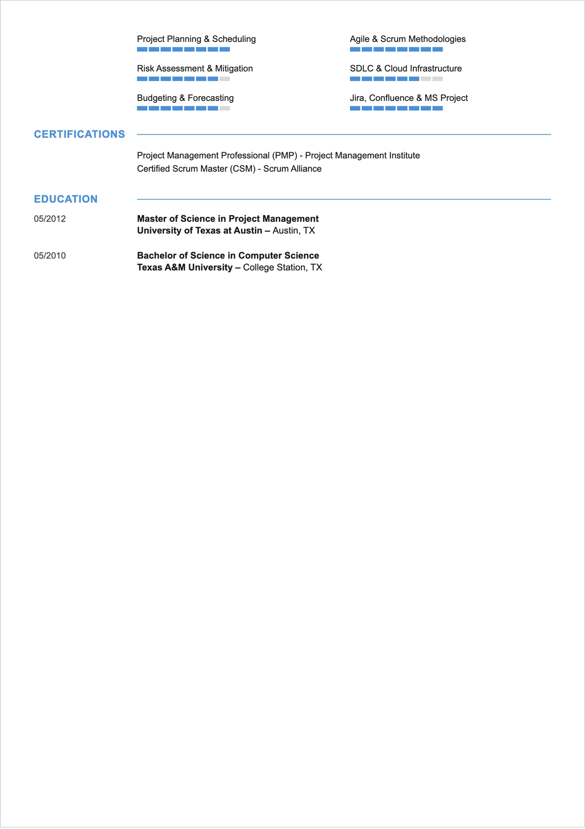 Free ATS-Friendly Professional ATS Resume Template, AI Resume Builder