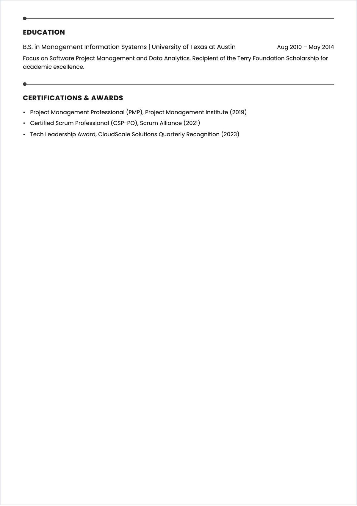 Free Aesthetic Professional ATS Resume Template, AI Resume Builder