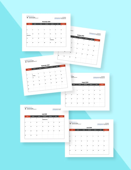 Free Sample HR Calendar Sample