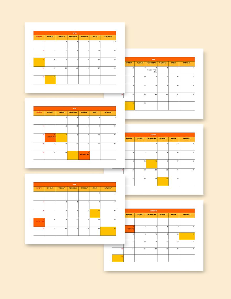 BiWeekly Payroll Calendar Template Google Docs, Google Sheets, Excel