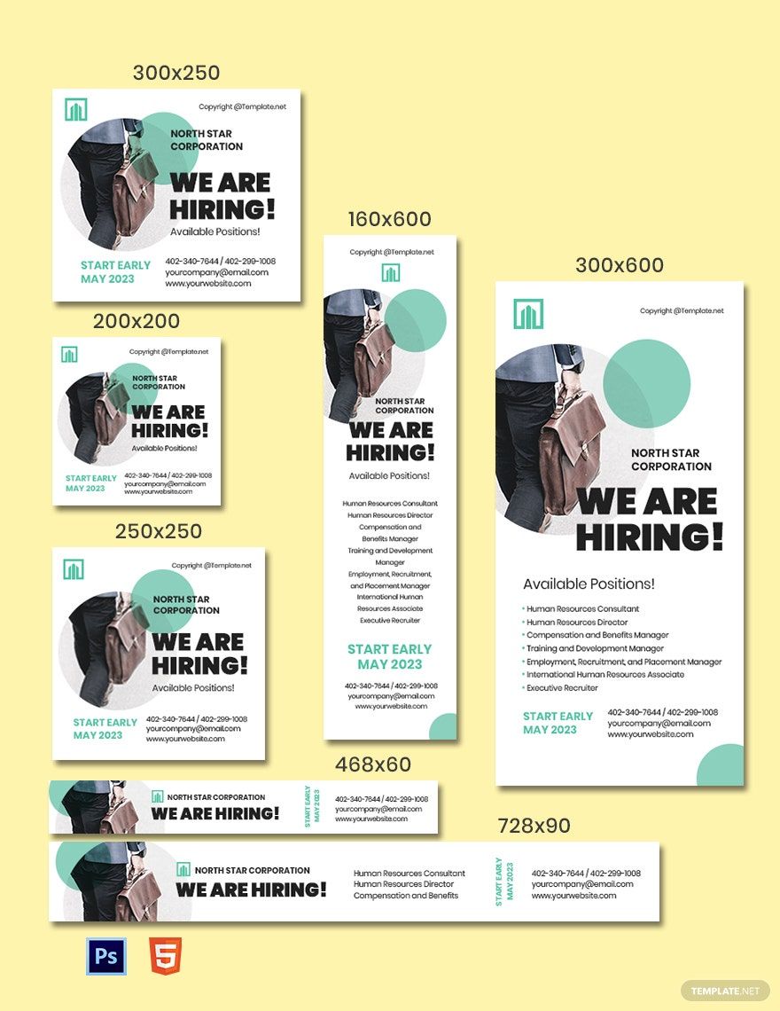 Free Simple HR Ads Template