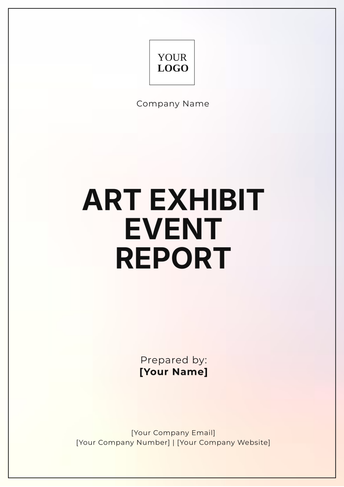 Free Event Report Templates To Edit Online And Print