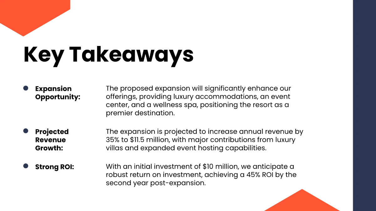 Free Resort Pitch Deck Template to Edit Online