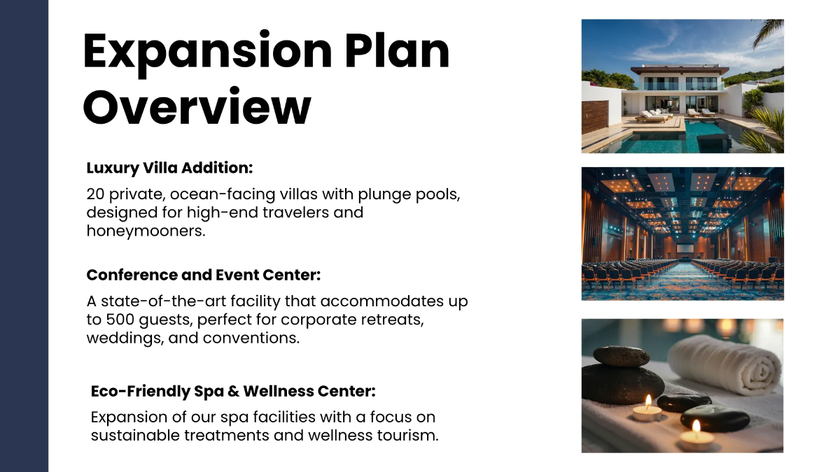 Free Resort Pitch Deck Template to Edit Online