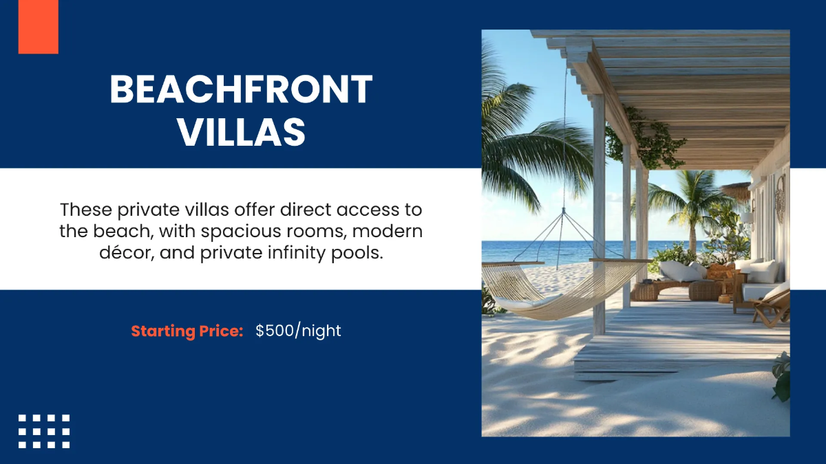 Free Resort Presentation Template to Edit Online