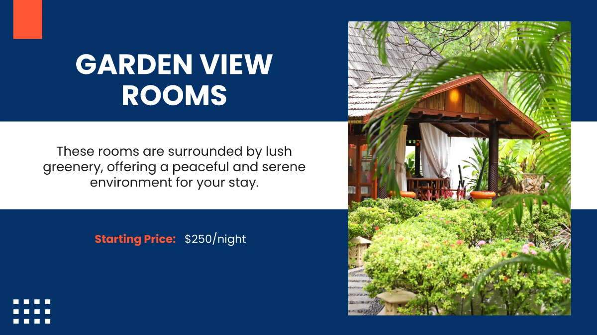 Free Resort Presentation Template to Edit Online