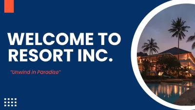 Free Resort Presentation Template to Edit Online