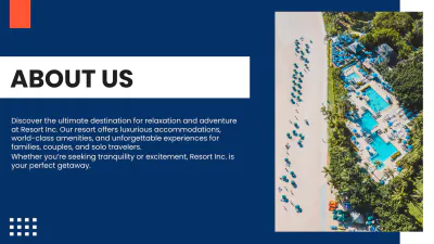 Free Resort Presentation Template to Edit Online