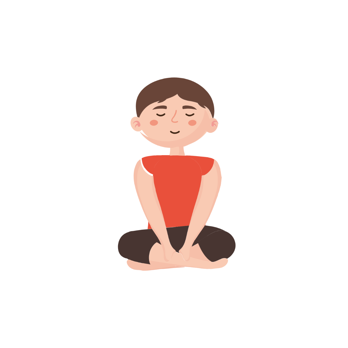 Cartoon Yoga Clipart