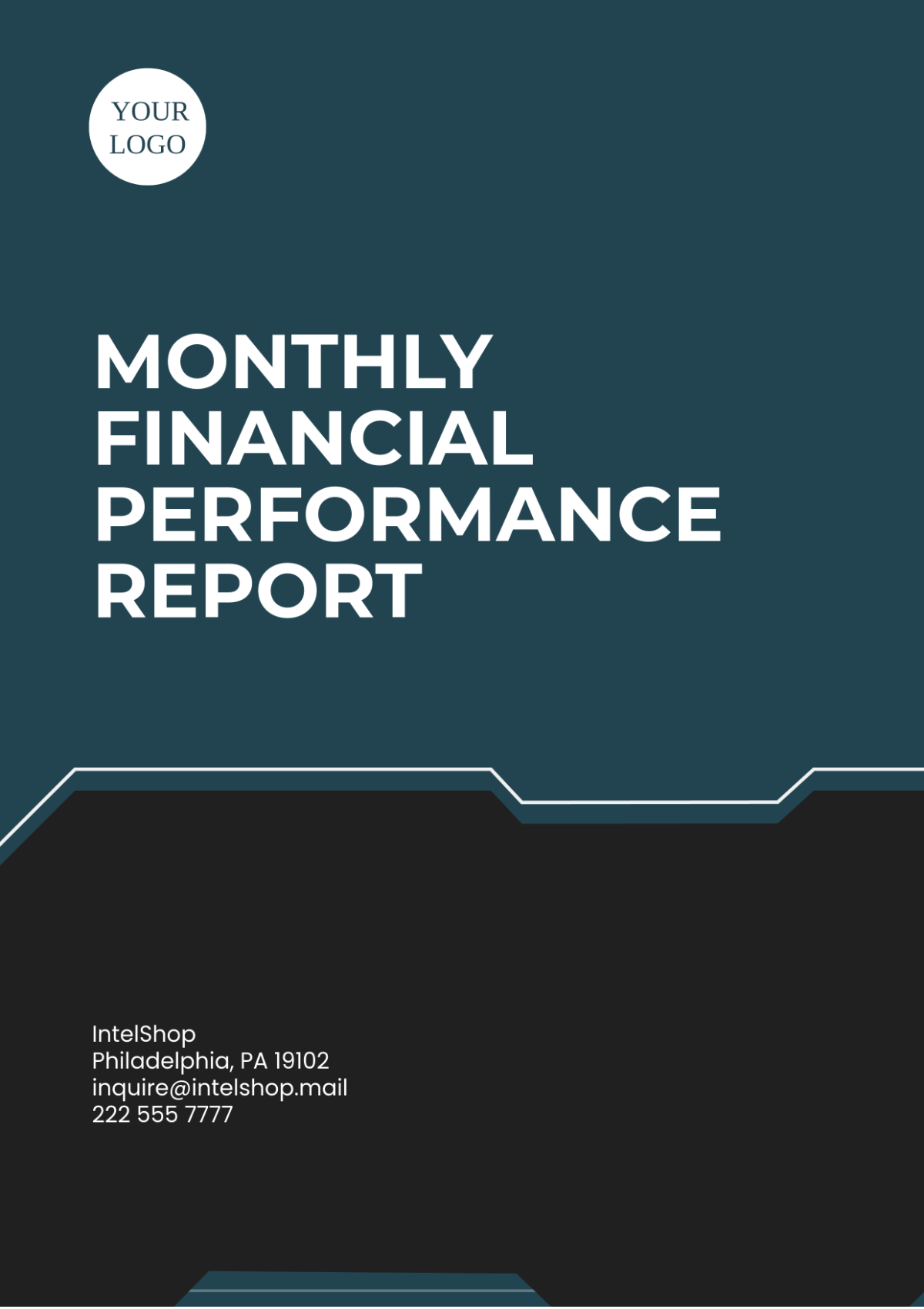 Monthly Financial Performance Report Template - Edit Online & Download