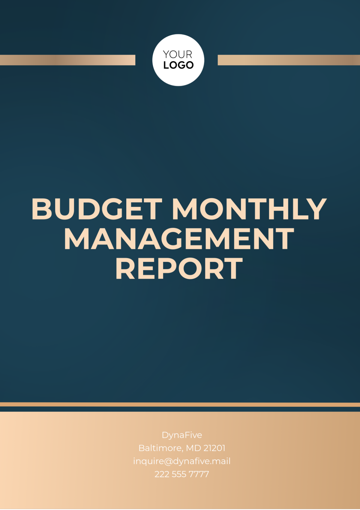 Budget Monthly Management Report Template - Edit Online & Download