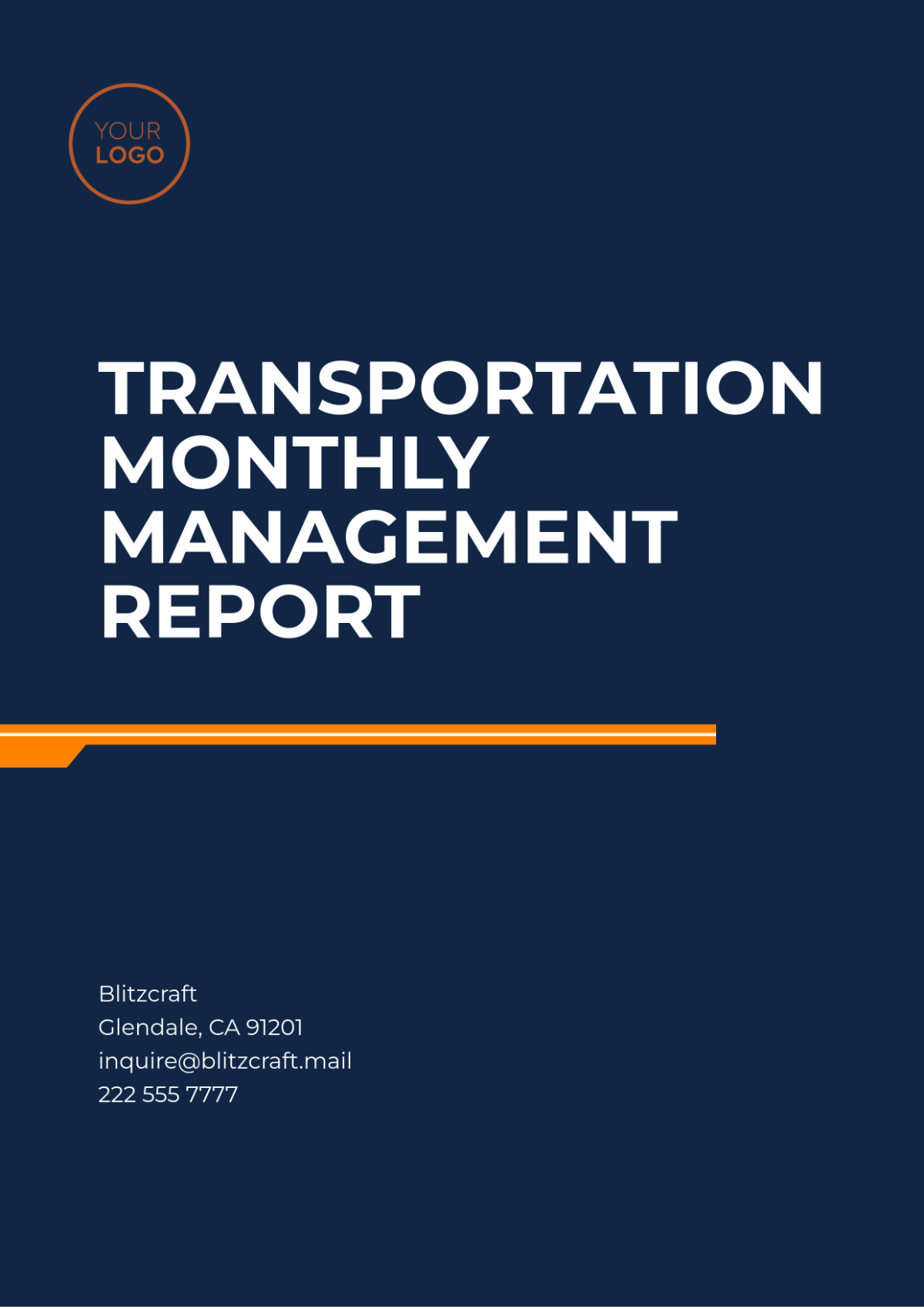 Transportation Monthly Management Report Template - Edit Online & Download