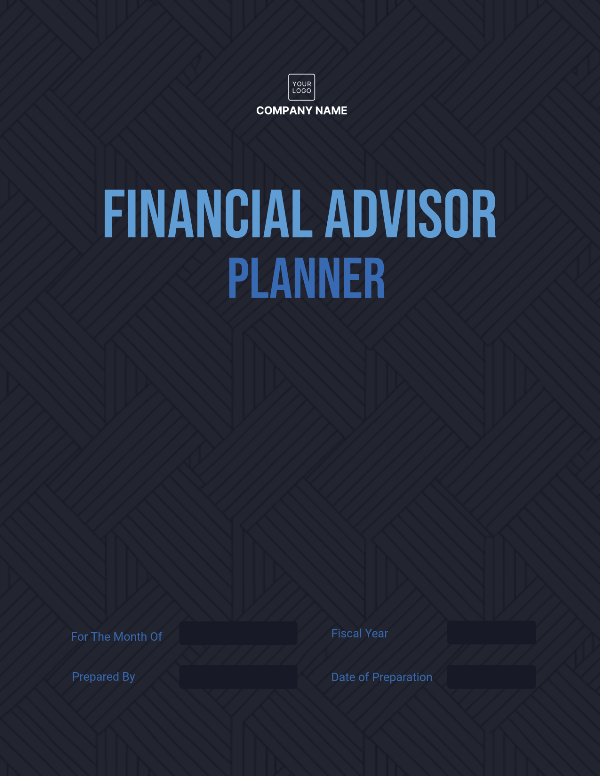 Financial Advisor Planner Template - Edit Online & Download