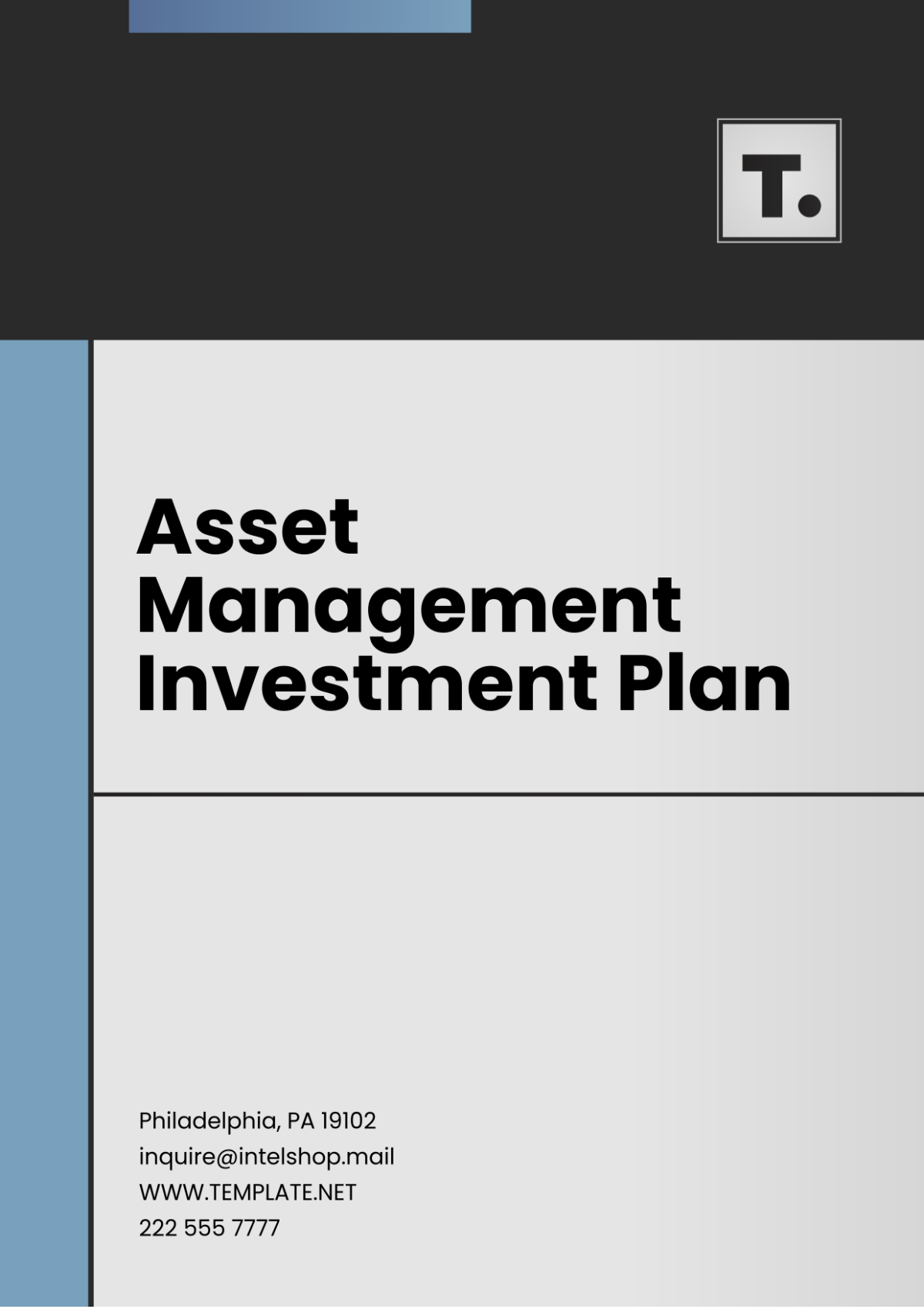 Asset Management Investment Plan Template - Edit Online & Download