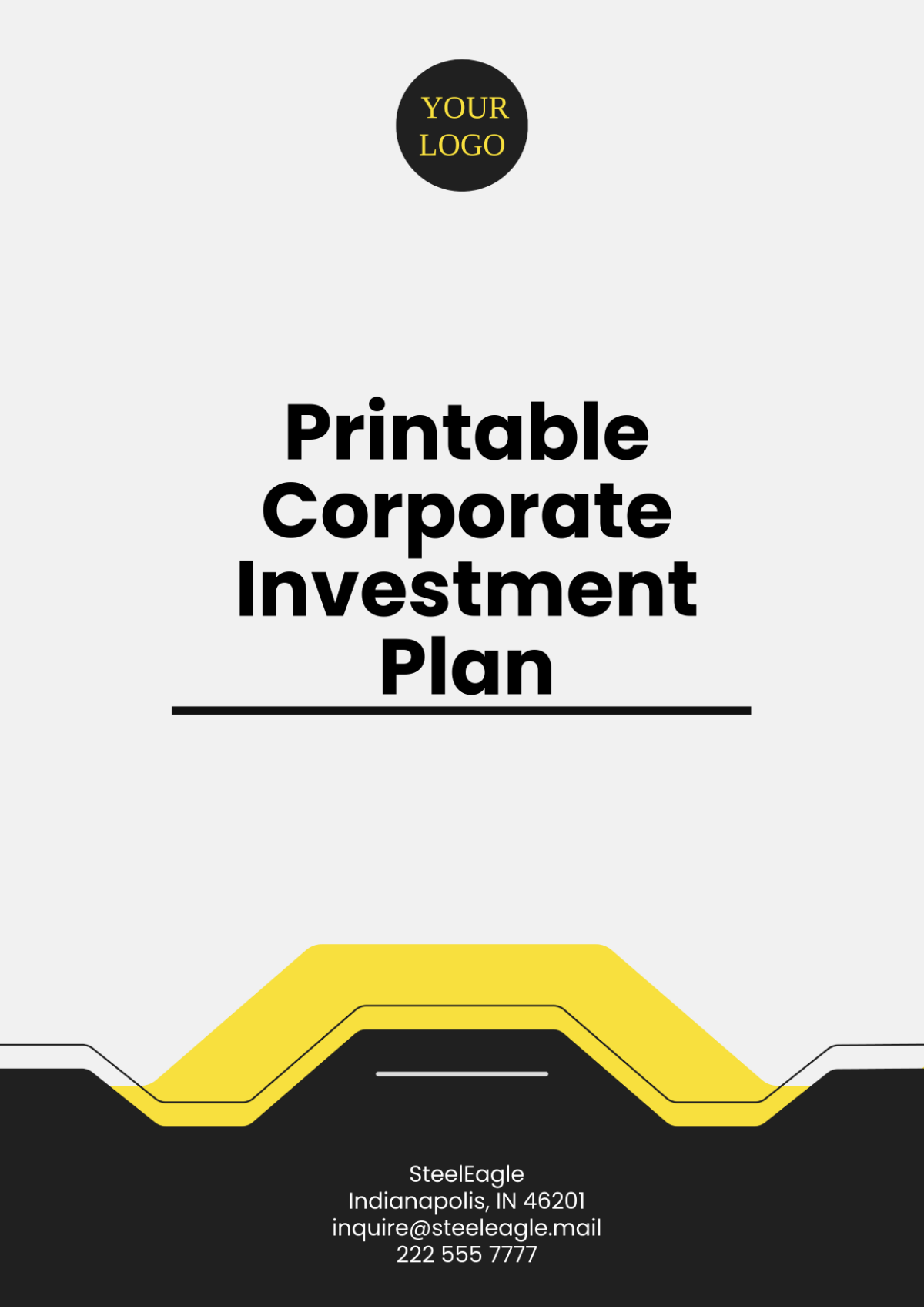 Printable Corporate Investment Plan Template - Edit Online & Download