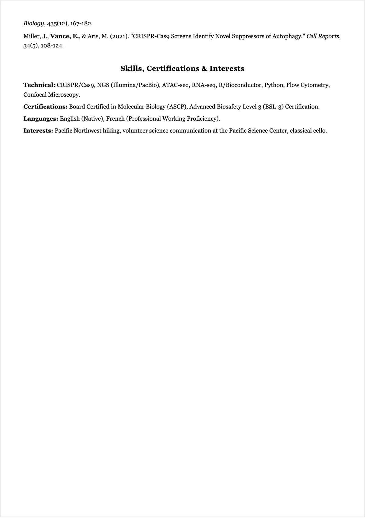 Free ATS-Friendly Academic ATS CV Template, AI CV Builder