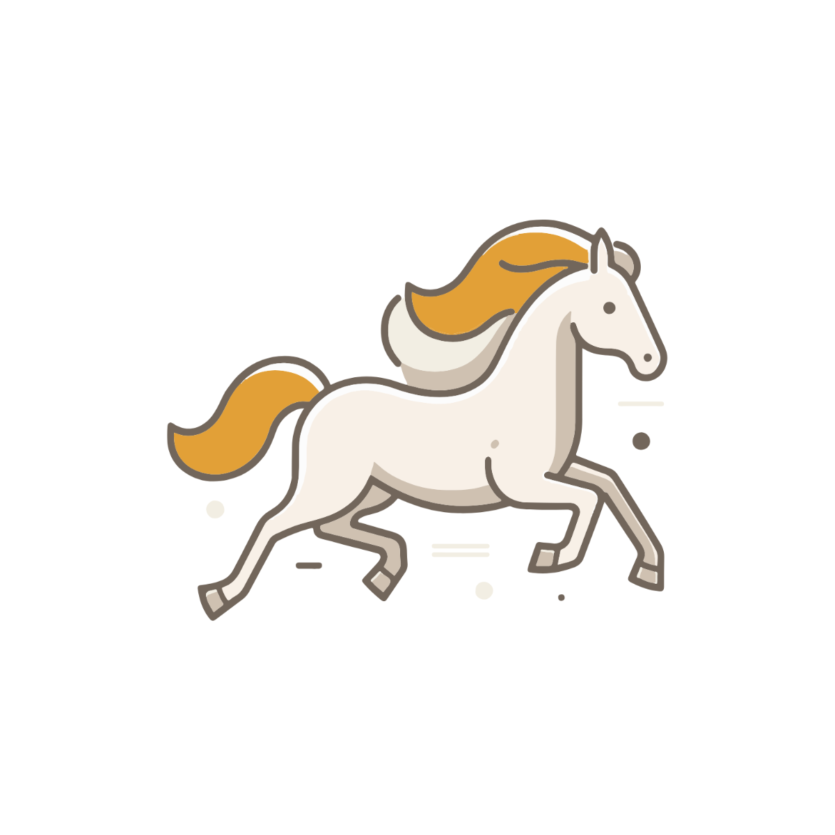 Galloping Horse Clipart