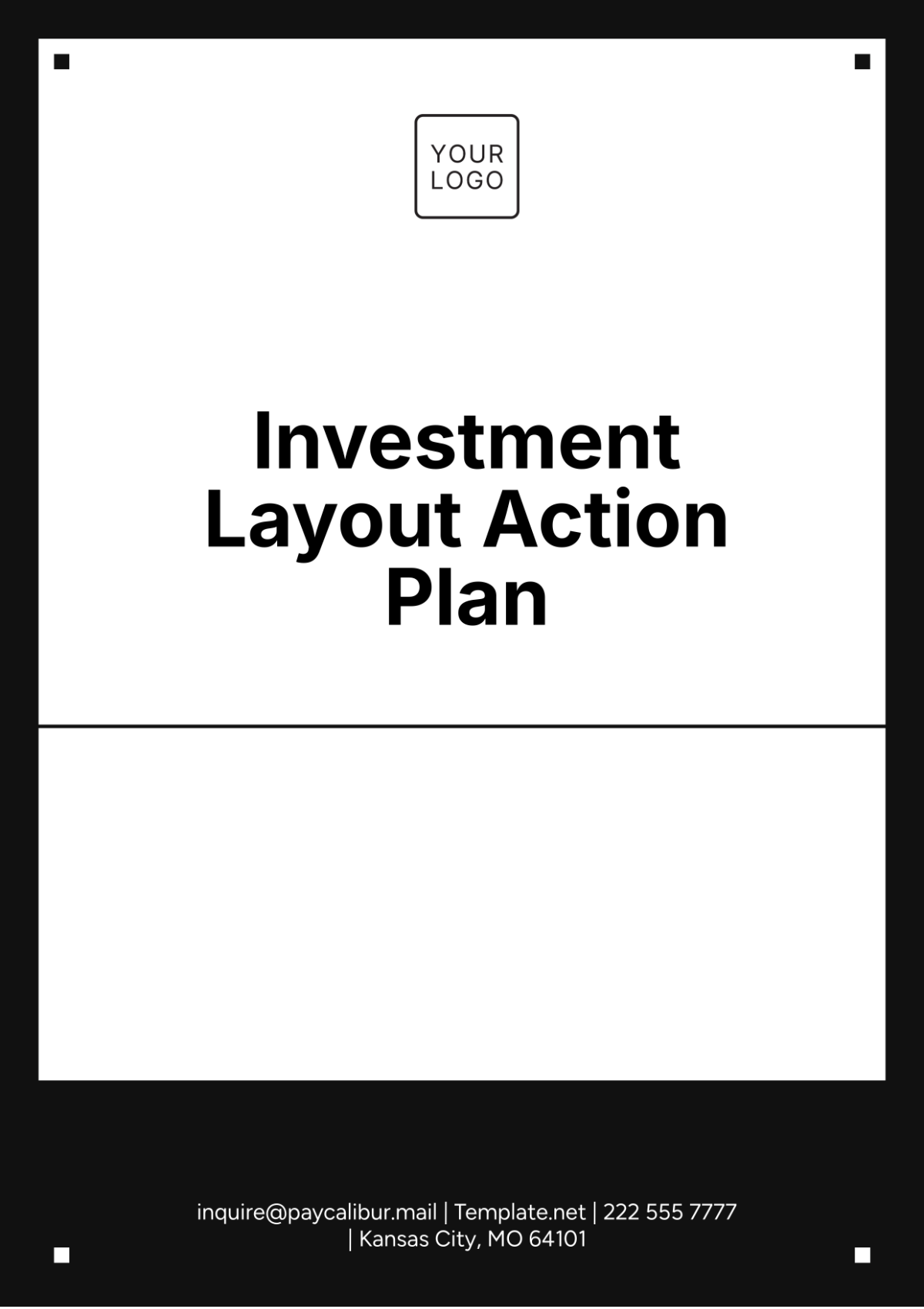 Investment Layout Action Plan Template - Edit Online & Download