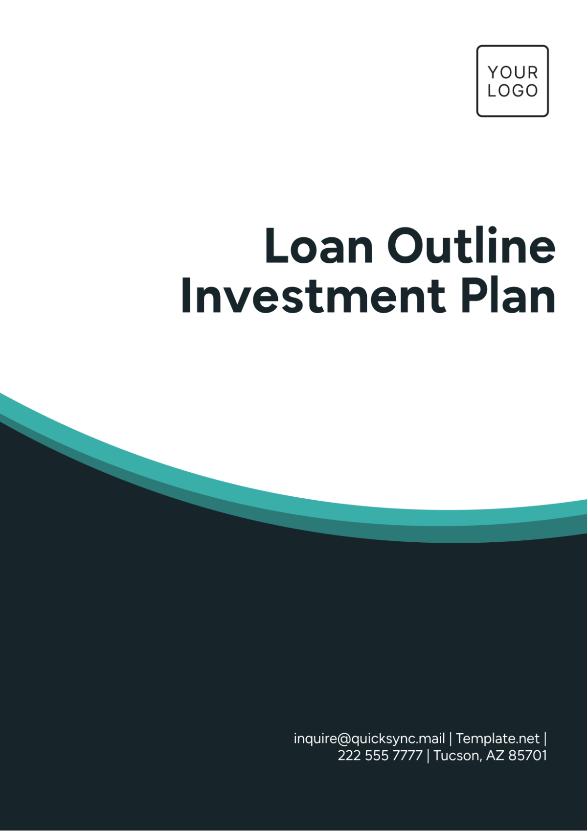 Loan Outline Investment Plan Template - Edit Online & Download