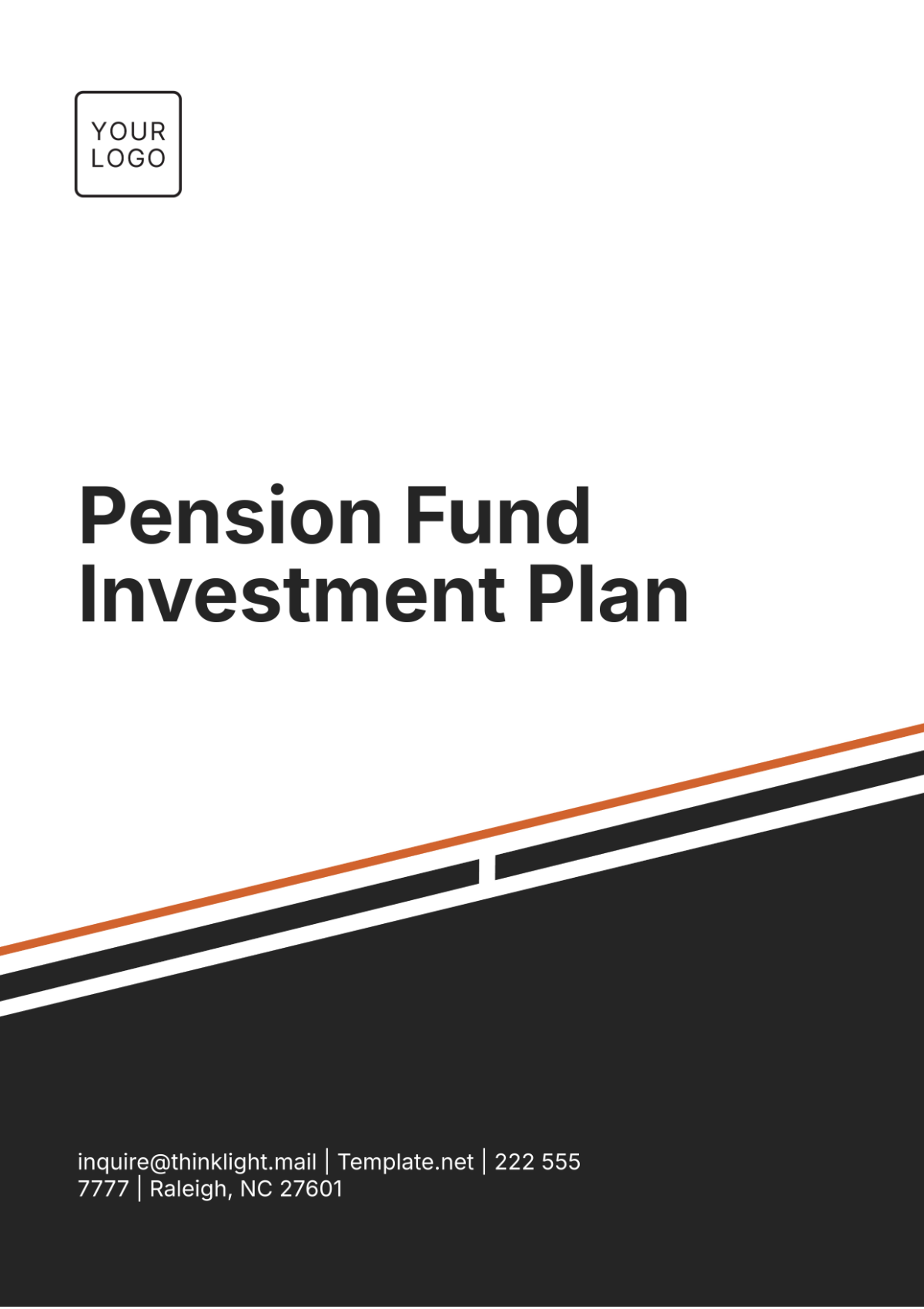 Pension Fund Investment Plan Template - Edit Online & Download