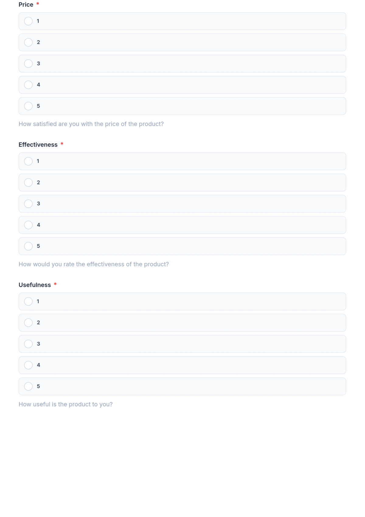 Free Product Feedback Form Template & AI Product Feedback Form Maker