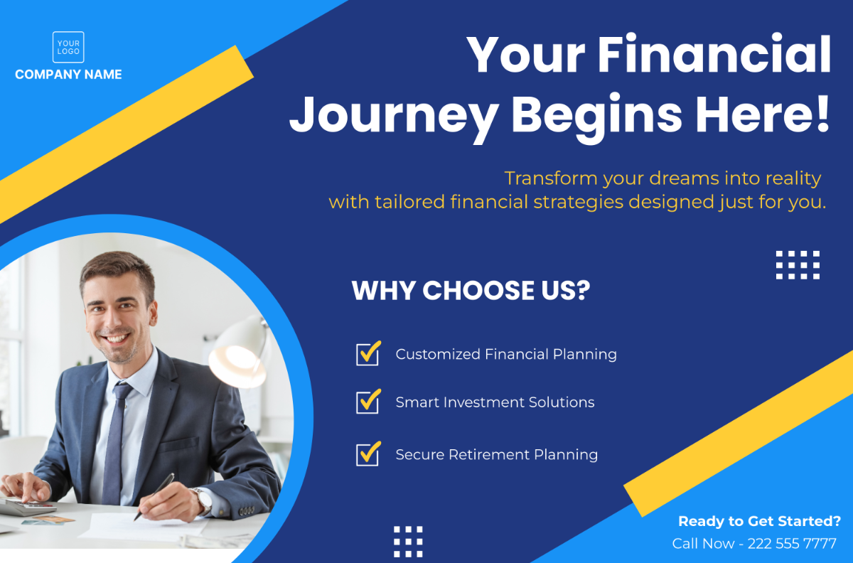 Financial Advisor Banner Template - Download | Template.net